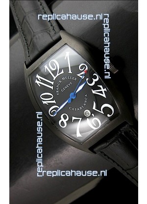 Franck Muller Casa Blanca Japanese Replica Watch in Black Dial