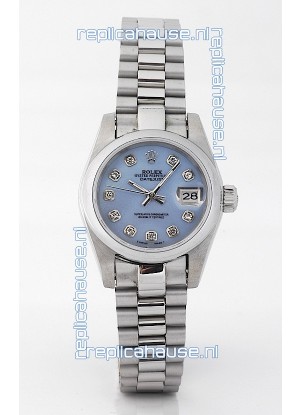 Rolex DateJust - Silver Lady's Swiss Replica Watch