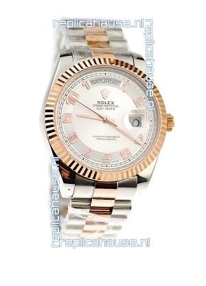 Rolex Day Date Two Tone Swiss Replica Watch