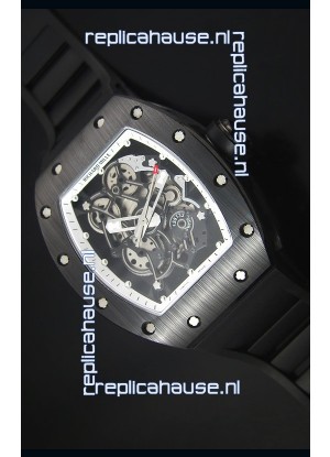 Richard Mille RM055 Ceramic Case Watch in White Inner Bezel