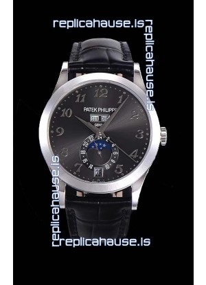 Patek Philippe Annual Calendar 5396-012 Complications Swiss Replica Watch in Grey Dial 
