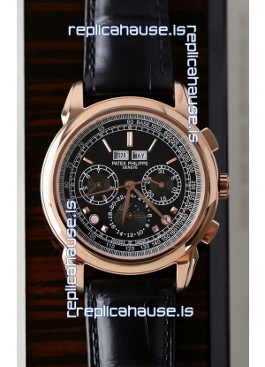 Patek Philippe Grand Complications 5270 Swiss Replica Watch in Rose Gold Casing