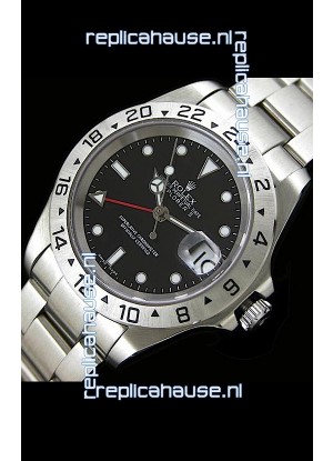 Rolex Explorer II Japanese Replica Automatic Watch in Black Dial