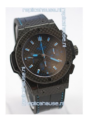 Hublot Big Bang All Carbon Swiss Replica Watch in Blue