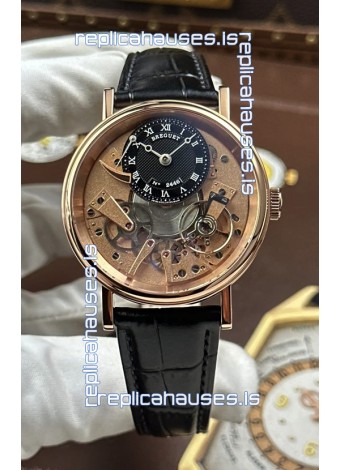 Breguet Tradition 7057BR/R9/9W6 Rose Gold Casing Single Tourbillon Super Clone Watch 