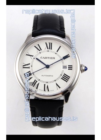 Cartier Ronde Louis 40 Stainless Steel Super Clone Watch 