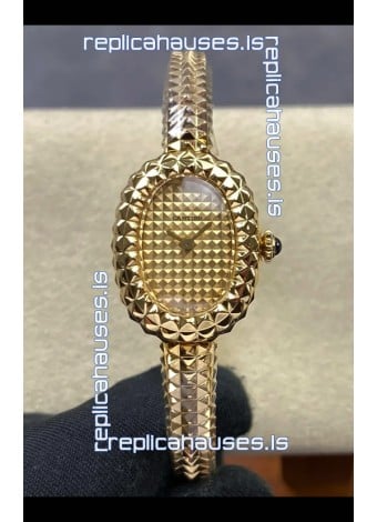 Baignoire De Cartier Yellow Gold Super Clone Quartz Replica Watch