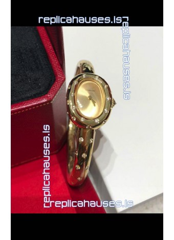 Baignoire De Cartier Yellow Gold Super Clone Quartz Replica Watch