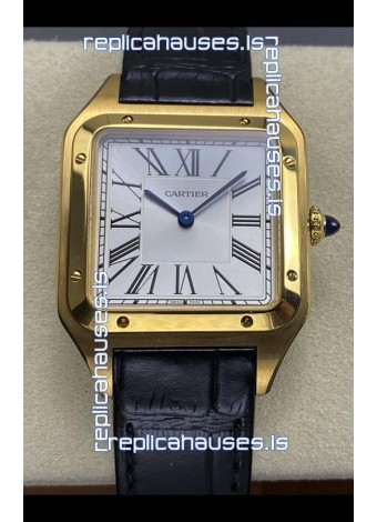 Cartier Santos Dumont in Yellow Gold 31MM Super Clone Watch 