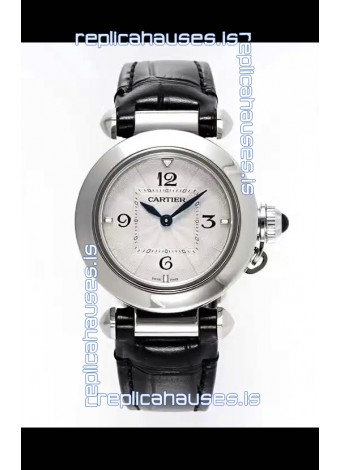 Pasha De Cartier Steel Casing Watch 30MM Super Clone Watch 