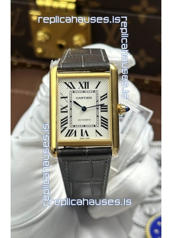 Cartier Tank Louis Automatic 27mm in Yellow Gold Super Clone Watch 