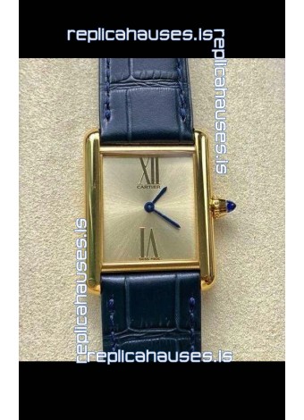 Cartier Tank Louis 25MM Swiss Quartz Movement Gold Case