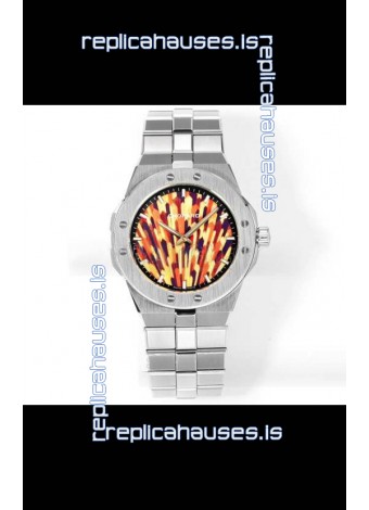 Chopard Alpine Eagle Stainless Steel Fiery Dial Super Clone Replica Watch