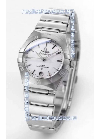 Omega Constellation 29MM Stainless Steel White Dial Automatic Super Clone Watch 