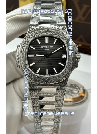 Patek Philippe Nautilus 5711/1500A Black Dial Children Action Super Clone Watch 