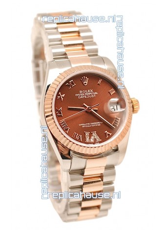 Rolex Oyster Perpetual Datejust Diamonds VI Japanese Replica Watch -36MM