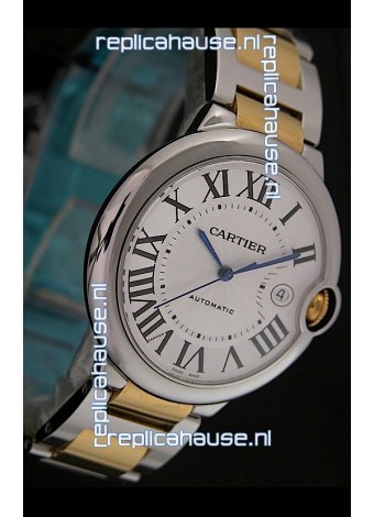 Ballon De Bleu Cartier Swiss Automatic Watch in Two Tone