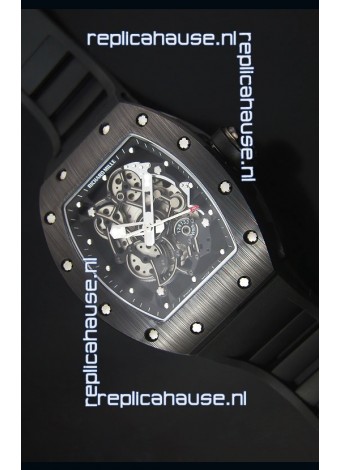 Richard Mille RM055 Ceramic Case Watch in Black Inner Bezel