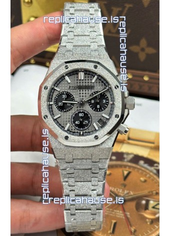 Audemars Piguet Royal Oak Chronograph 26240BC Frosted Grey Dial Super Clone Watch 