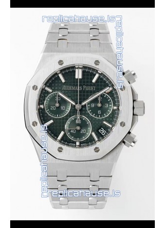 Audemars Piguet Super Clone Royal Oak Chronograph 26240 - 904L Steel in Green Dial 41MM