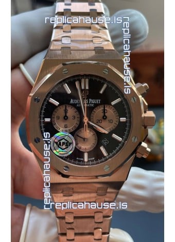 Audemars Piguet Super Clone Royal Oak Chronograph 26331OR Brown Dial Watch 
