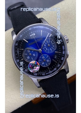 Audemars Piguet Super Clone CODE 11.59 Chronograph Smoked Blue Dial Watch 