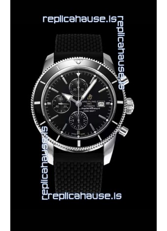 Breitling SuperOcean Heritage II 44MM Black Dial Swiss Replica Watch 