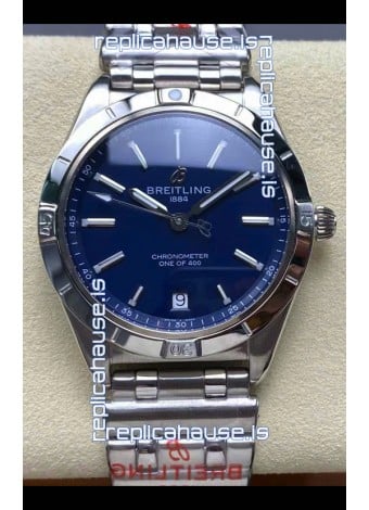 Breitling Chronomat Automatic GMT 40 Blue Dial 1:1 Mirror Swiss Replica Watch
