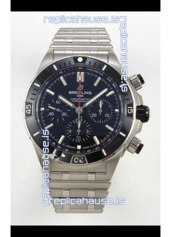 Breitling Chronomat Super Clone B01 42 Edition Swiss 904L Steel Watch Black Dial 