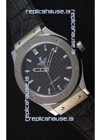 Hublot Classic Fusion Titanium Carbon Dial Swiss Replica Watch - 1:1 Mirror Replica