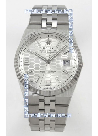 Rolex Land-Dweller 127334 Steel Honeycomb 40MM Swiss Replica Watch 