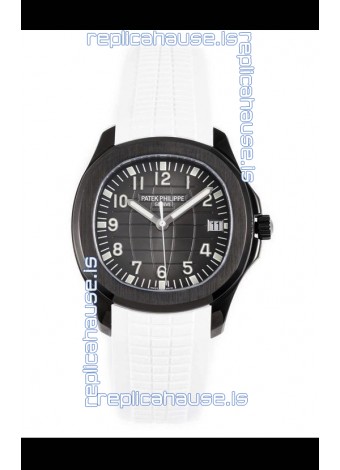Patek Philippe Aquanaut 5167 Black Venom Edition 1:1 Mirror Replica Watch - White Strap