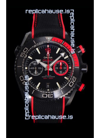 Omega Super Clone Planet Ocean 600M Chronograph Black Ceramic Replica Watch