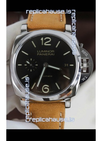 Panerai Super Clone Luminor DUE PAM904 Edition Replica Watch in Steel Casing 42MM