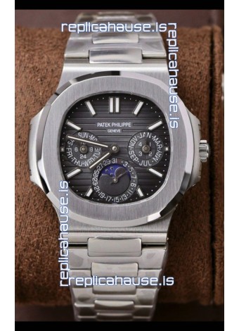 Patek Philippe Nautilus 5740 Perpetual Calendar Stainless Steel Grey Dial Swiss Replica Watch