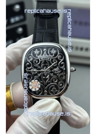 Patek Philippe 5738 Elipse Black Enamel Swiss Quartz Replica Watch 