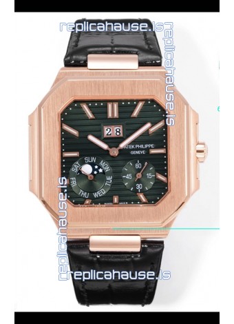 Patek Philippe Cubitus 5822 Rose Gold Casing Brown Dial Swiss Replica Watch