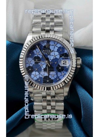 Rolex Datejust Cal.3235 Movement Super Clone Stainless Steel 31MM Motif Dial Watch 