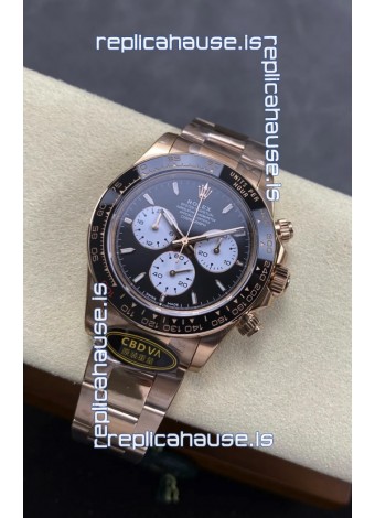Rolex Daytona Super Clone 126525 Le Mans Edition Rose Gold Black Dial Original Cal.4132 Movement
