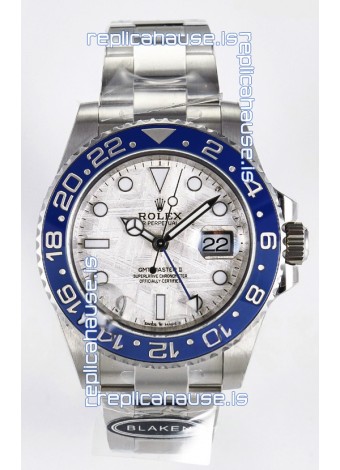 Rolex GMT Masters II Super Clone 126716 "Blaken" 904L Steel Meteorite Dial Watch 