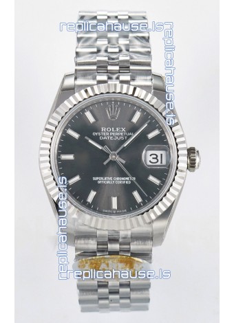 Rolex Super Clone Datejust ETA 2688 Movement 31MM Stainless Steel Case Grey Dial Watch