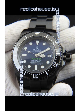Rolex Sea Dweller Japanese Movement Replica Watch Blue Dial 44MM