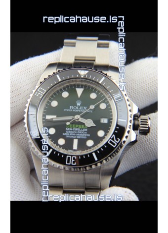 Rolex Sea Dweller Japanese Movement Replica Watch Black Dial 44MM