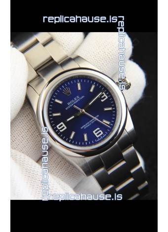 Rolex Oyster Perpetual Japanese Movement Replica Watch 36MM - Blue Dial