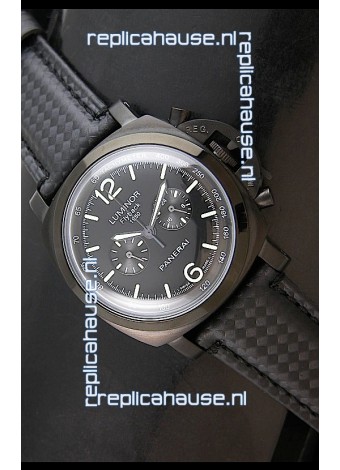 Panerai Luminor FlyBack 1950 Watch in Black PVD