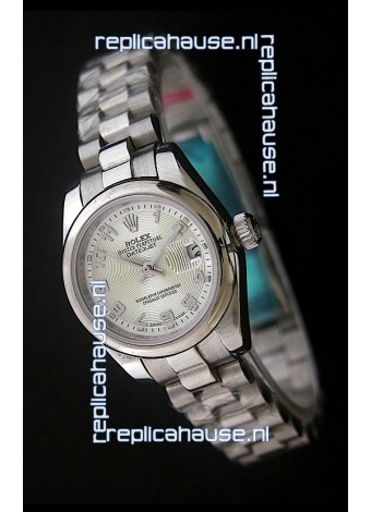 Rolex Datejust Oyster Perpetual Superlative ChronoMeter Swiss Steel Watch 