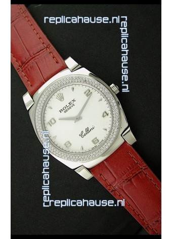 Rolex Cellini Japanese Replica Watch in Numeral and Stick Hour Markers