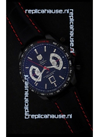 Tag Heuer Grand Carrera Two Tone Japanese Watch in black Dial