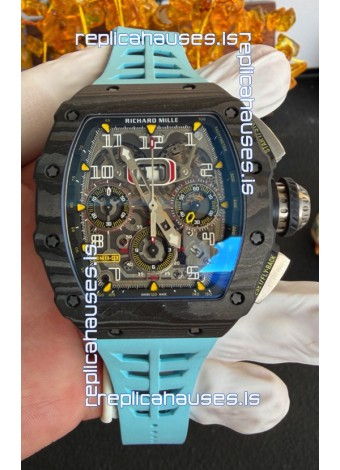Richard Mille RM11-03 Black Carbon TPT Case Super Clone Watch 