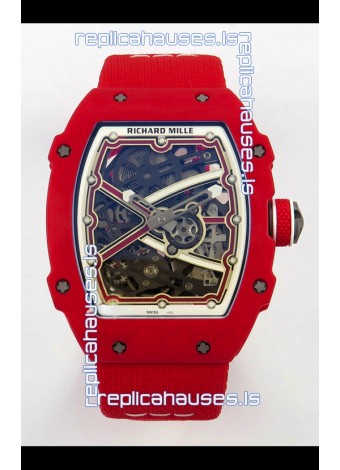 Richard Mille RM67-02 Red NTPT 37 Grams CRMA7 Clone Movement 